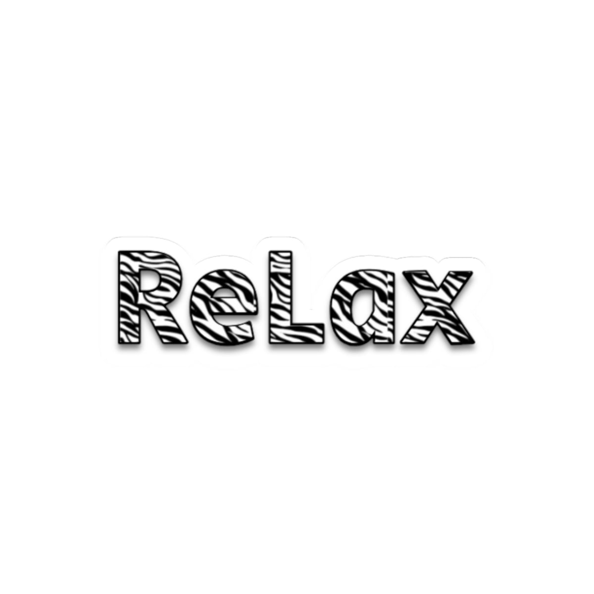 ReLax Word Sticker