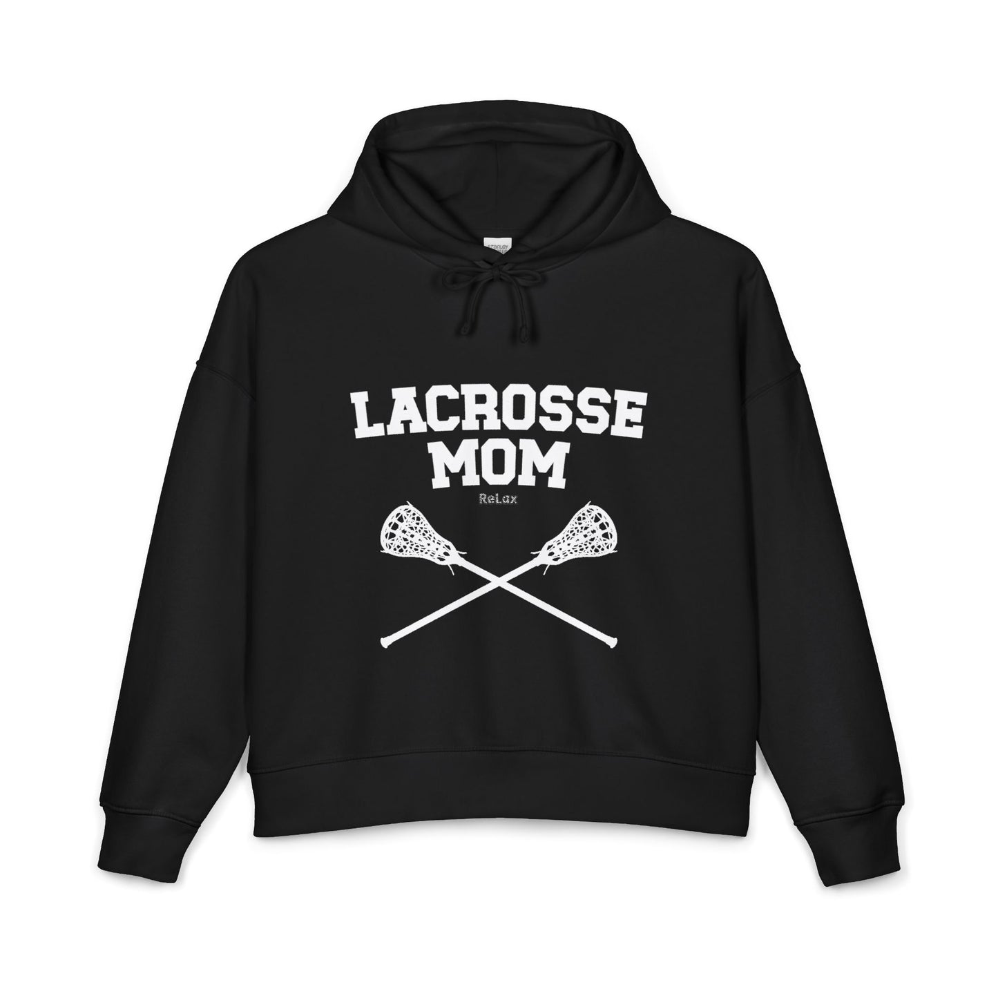 Lacrosse Mom Crossed Sticks Hoodie