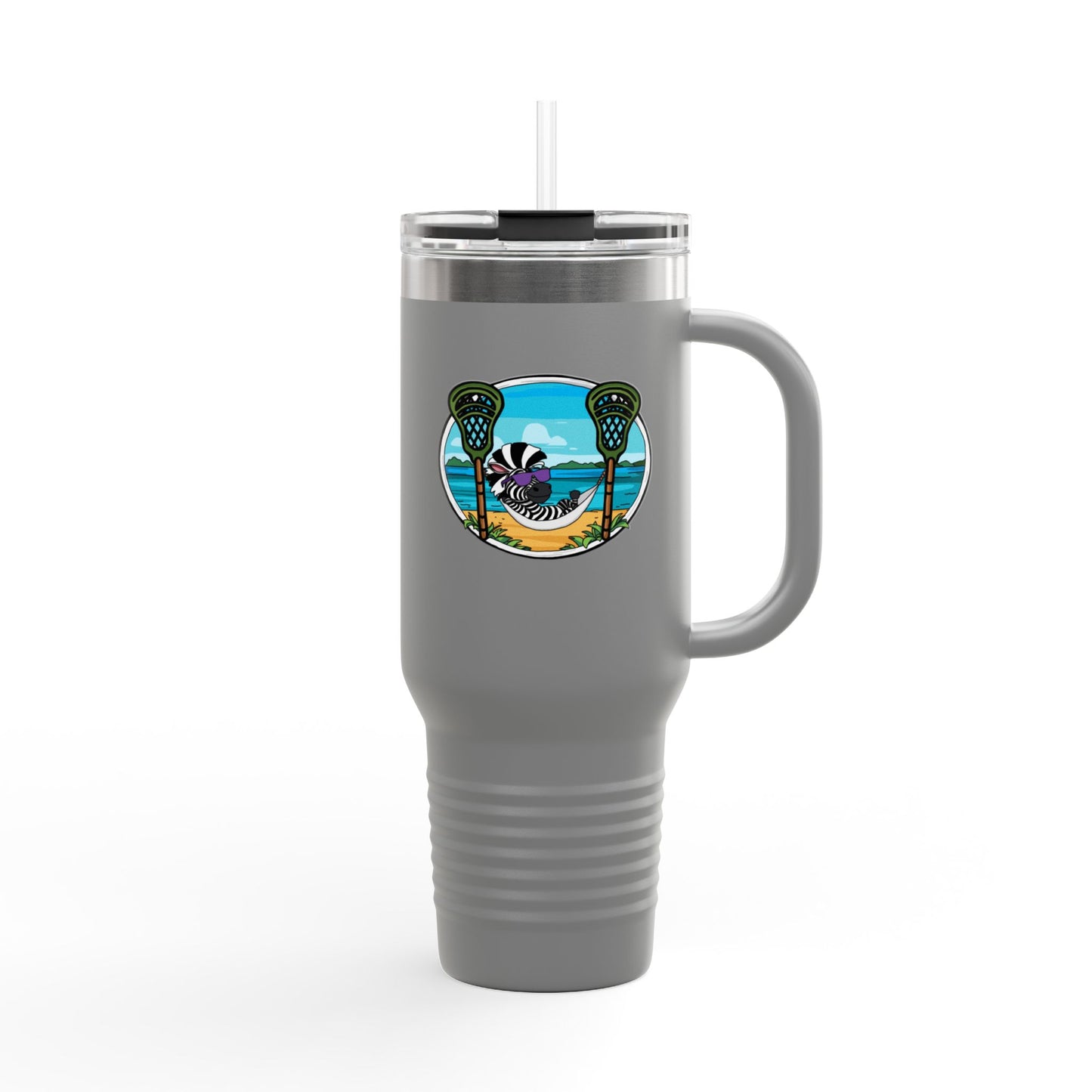 ReLax TEAM ZEBRA 40oz Insulated Tumbler
