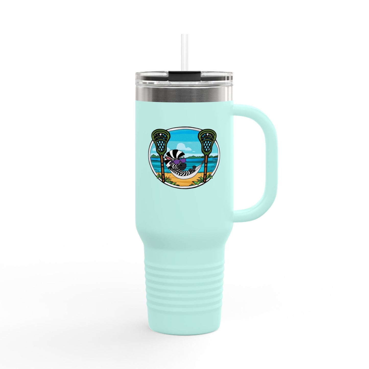 ReLax TEAM ZEBRA 40oz Insulated Tumbler