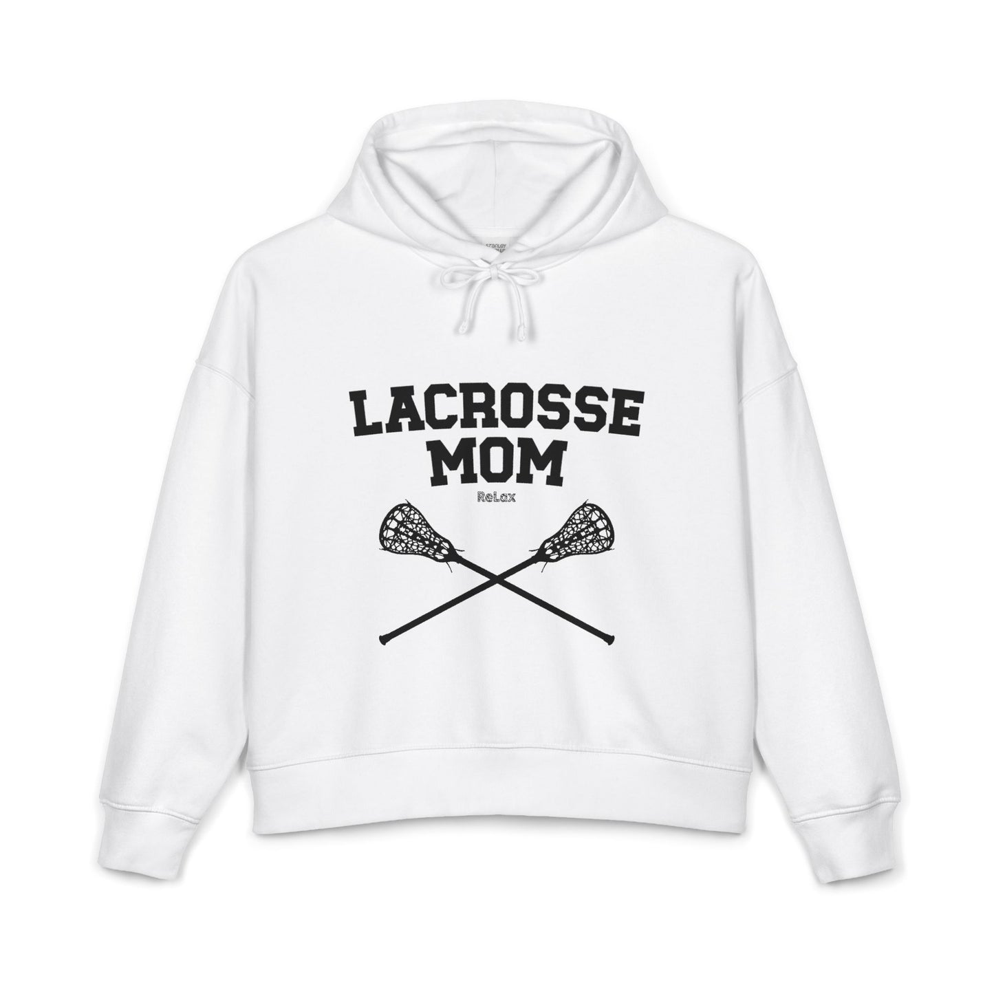 Lacrosse Mom Crossed Sticks Hoodie