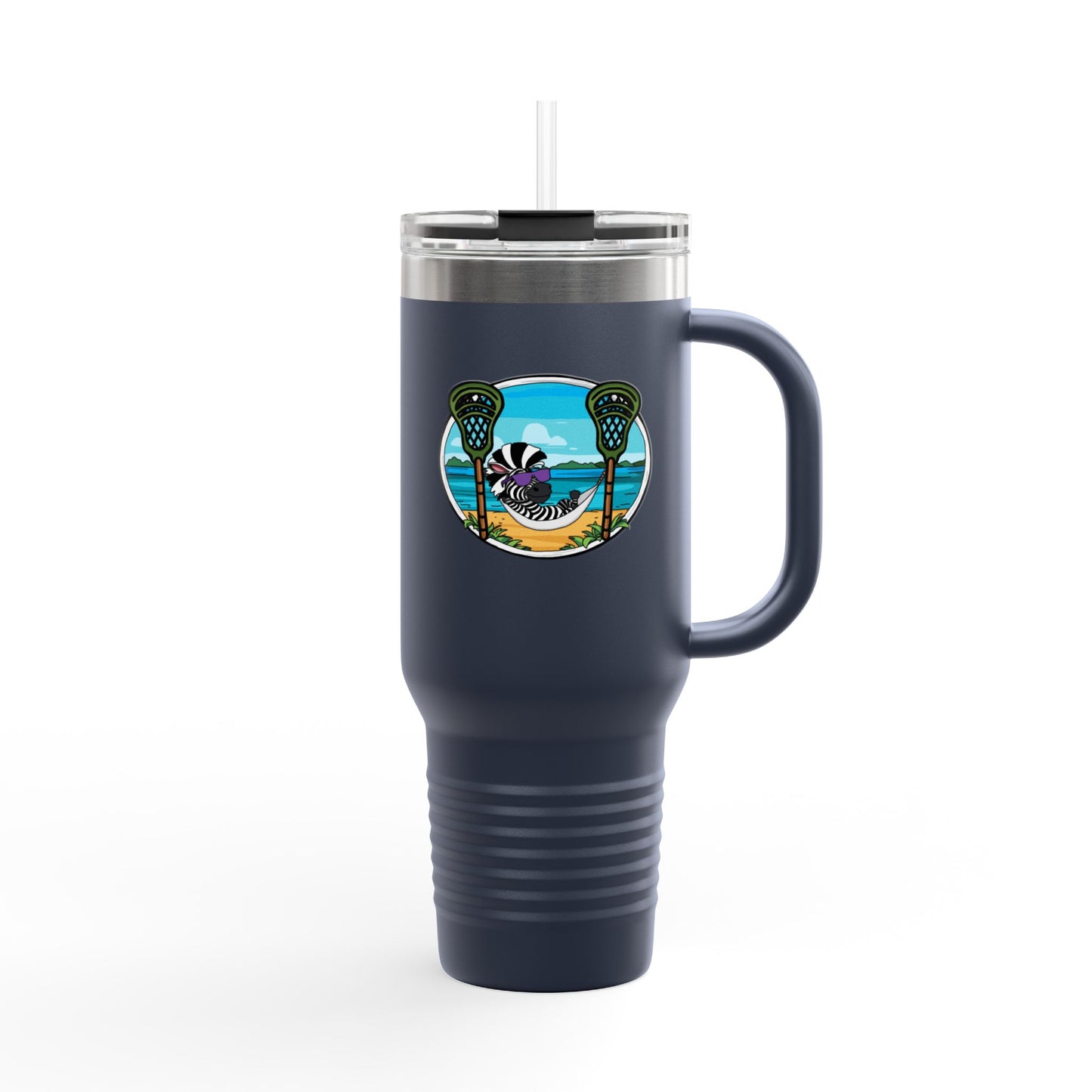 ReLax TEAM ZEBRA 40oz Insulated Tumbler